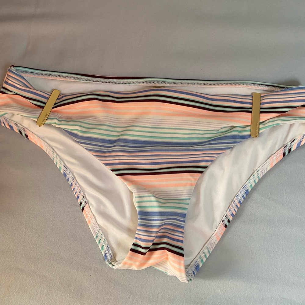 Victoria’s Secret Striped Bikini Bottom - Size S
